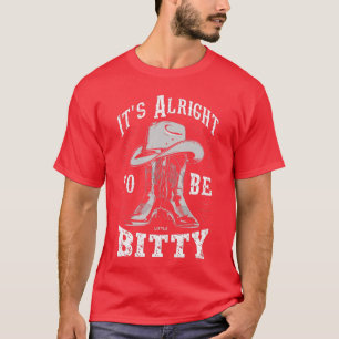 T-shirt C'est Alright d'être un peu rétro musique country