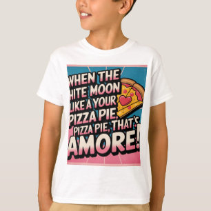 T-shirt "C'est Amore ! Amusant Retro Pizza Lover Type Vint