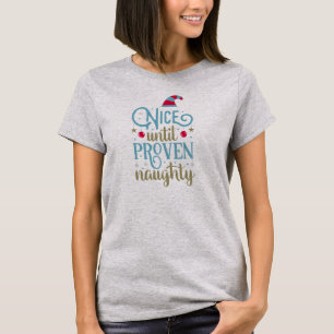 T-shirt C'Est Amusant Jusqu'À Noël Vraiment Mauvais  Chemi