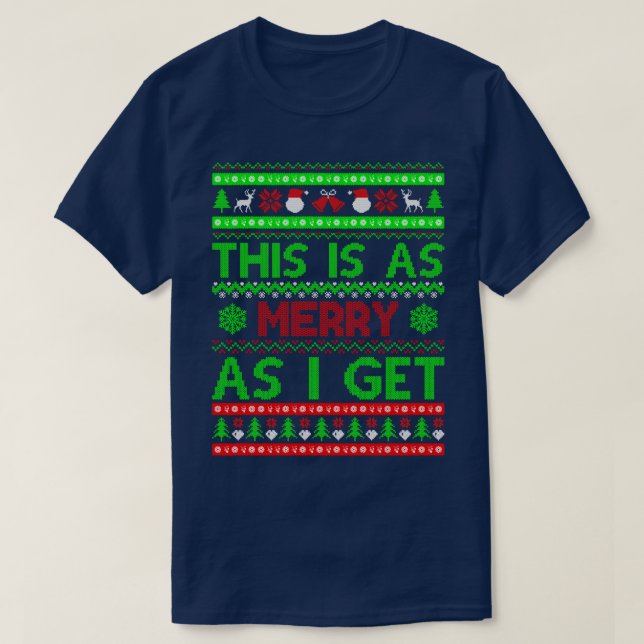T-shirt C'est aussi joyeux que j'obtiens 1 (Design devant)