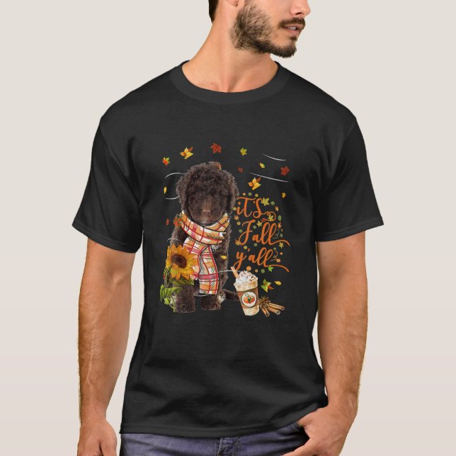 T-shirt C'est automne Y Tous les Espagnols Chien d'Eau Tha (Devant)