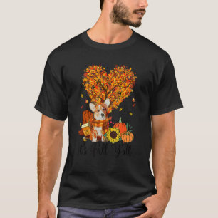 T-shirt C'est automne Y'all Corgi Chien Thanksgiving Hallo