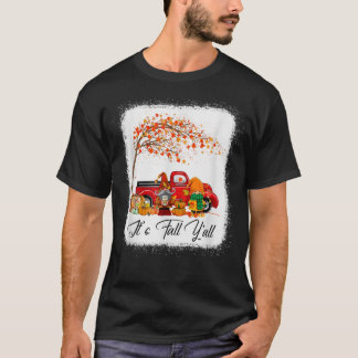 T-shirt C'est Automne Y'all mignon Gnomes Citrouille Camio