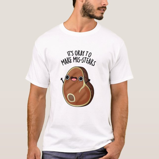 T-shirt C'est bon de faire de Mis-Steaks un amusant petit  (Devant)