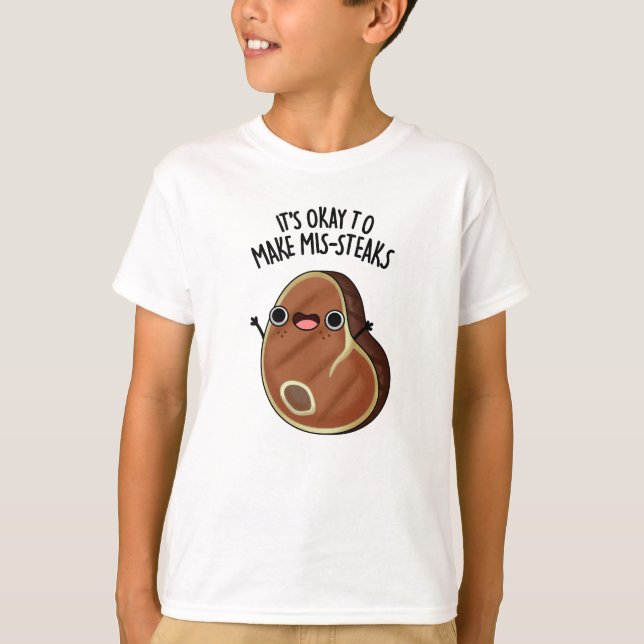 T-shirt C'est bon de faire de Mis-Steaks un amusant petit  (Devant)
