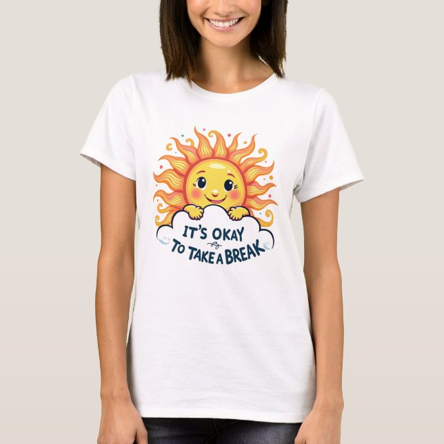 T-shirt C'est bon de faire une pause (Devant)