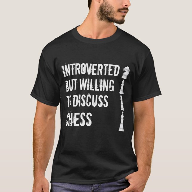 T-shirt C'Est Bon D'Être King Chess Pieces Jeu Grand (Devant)