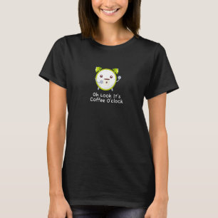 T-shirt C'est Café O'clock Boire Espresso Cafe Break