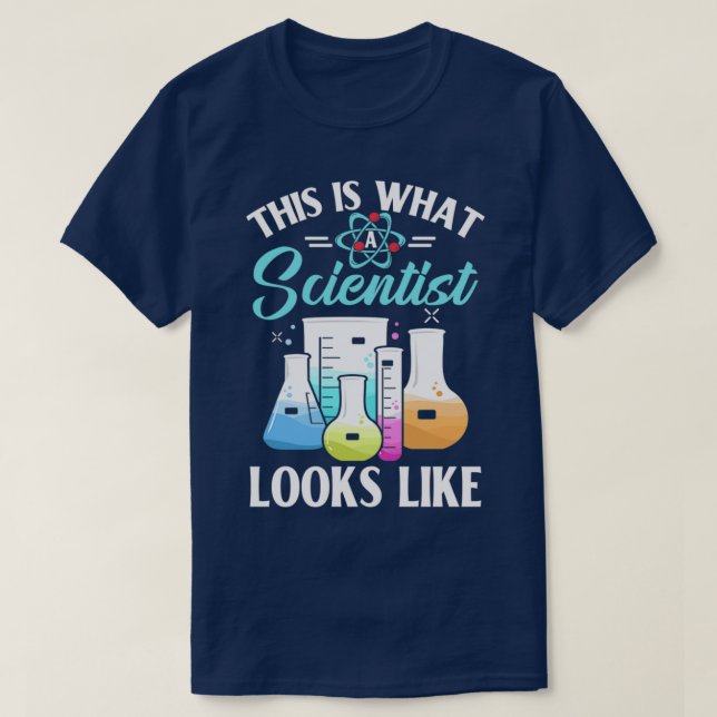 T-shirt C'Est Ce À Quoi Ressemble Un Scientifique Phys En  (Design devant)