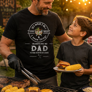 T-shirt C'est ce que je fais Je fume de la viande Photo dr