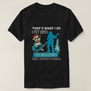 T-shirt C'est ce que je fais Je joue aux chiens de compagn
