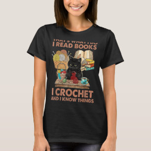 T-shirt C'est ce que je fais Je lis des livres Crochet et 