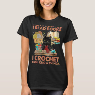 T-shirt C'est ce que je fais Je lis des livres Crochet et