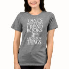 C'est ce que je fais Je lis des livres et je sais 