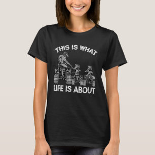 T-shirt C'Est Ce Que La Vie Est À Propos De Quad Bike Père