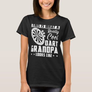 T-shirt C'Est Ce Que Le Cool Dart Grand-Père Retire