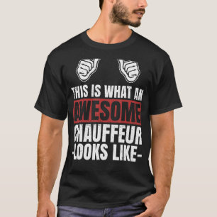 T-shirt C'Est Ce Qu'Un Chauffeur Awé Ressemble À Limo
