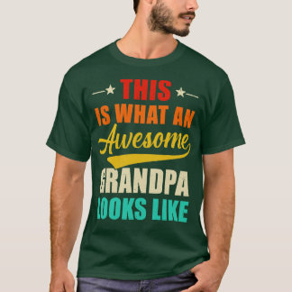 T-shirt C'Est Ce Qu'Un Grand-Père Magnifique Ressemble À D