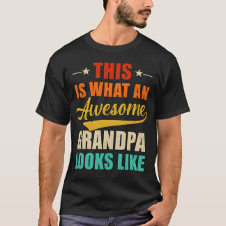 T-shirt C'Est Ce Qu'Un Grand-Père Magnifique Ressemble À D