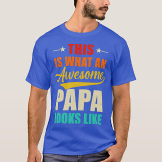 T-shirt C'Est Ce Qu'Un Papa Awesome Ressemble À Des Pères 