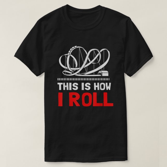 T-shirt C'Est Comme Ça Que J'Ai Roulé Le Dessous de verre  (Design devant)