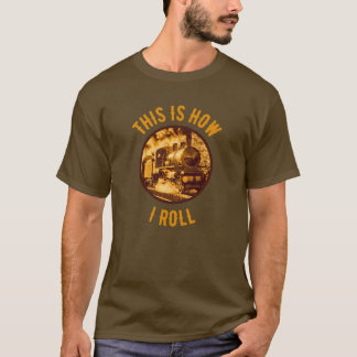 T-shirt C'Est Comme Ça Que Je Passe Les Voyageurs De Train