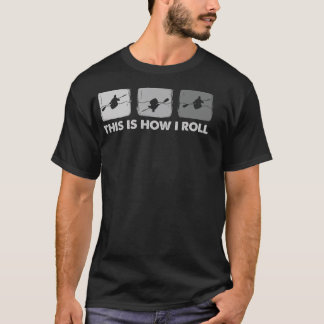 T-shirt C'Est Comme Ça Que Je Roule Funny Kayak