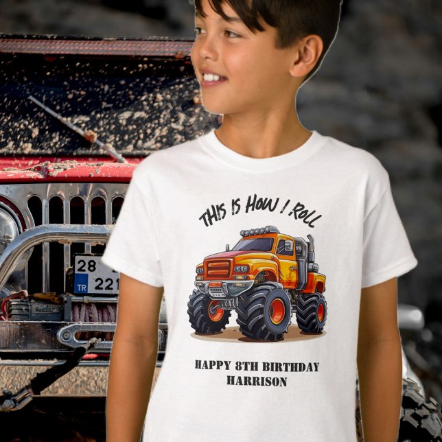 T-shirt C'Est Comme Ça Que Je Roule Monster Truck Annivers (Créateur téléchargé)