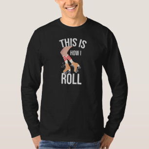 T-shirt C'Est Comme Ça Que Je Roule Roller Derby Roller Ro