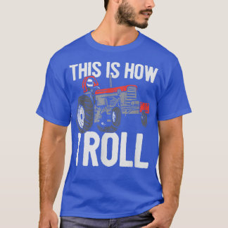 T-shirt C'Est Comme Ça Que Je Roule Tracteur Pulling Power