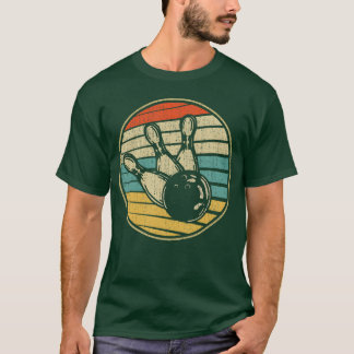 T-shirt C'est comme ça que je roule Vintage Rétro Bowling