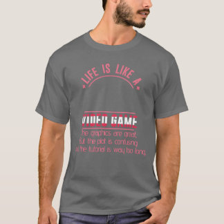 T-shirt C'est comme le scénario d'un jeu vidéo, cadeau pou