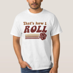 T-shirt C'est comment je roule des matrices du jeu d20