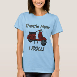 T-shirt C'est comment je roule le vélomoteur