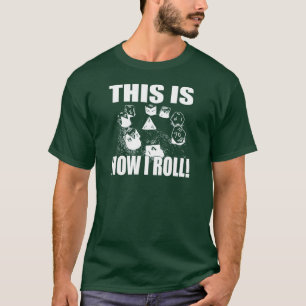 T-shirt C'est comment je roule - matrice de D&D