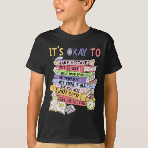 T-shirt C'est correct de faire des erreurs Un santé mental