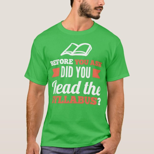 T-shirt c'est dans le programme enseignant professeur ami (Devant)