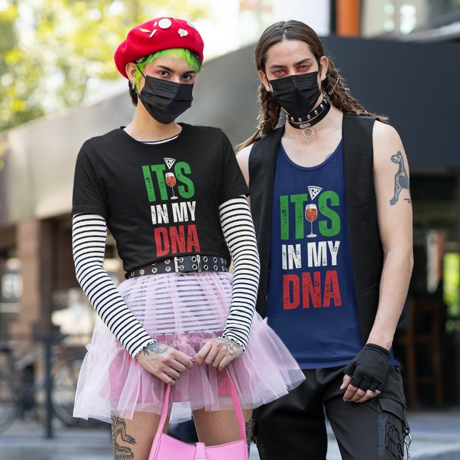 T-shirt C'est dans ma fierté dna italienne avec tranche de (Créateur téléchargé)