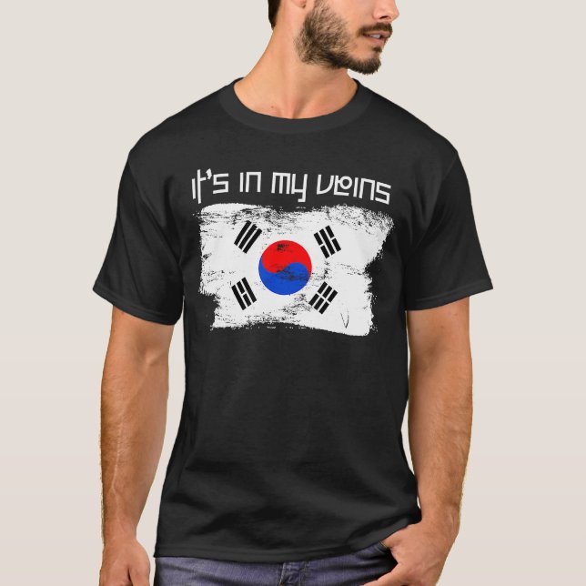 T-shirt C'est dans mes veines Patrimoine patriotique Sud-C (Devant)