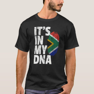 T-shirt C'est dans mon ADN Afrique du Sud drapeau