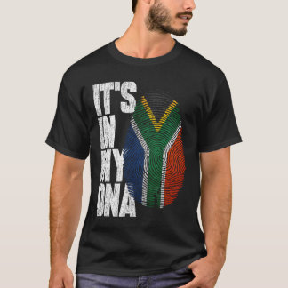 T-shirt C'est dans mon ADN Afrique du Sud Fière Afrique du