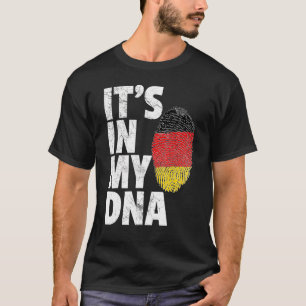 T-shirt C'est dans mon Adn Allemagne Drapeau Hommes femmes