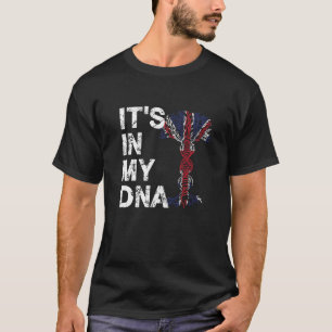 T-shirt C'est dans mon Adn Angleterre Royaume-Uni Grande-B