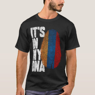T-shirt C'est dans mon ADN Arménie Chemise Fière Don Armén