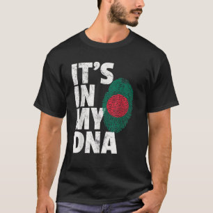 T-shirt C'EST DANS MON ADN Bangladesh Drapeau Hommes Femme