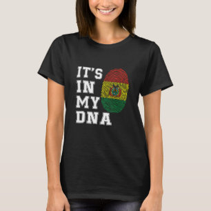 T-shirt C'est dans mon ADN Boliviens fiers Drapeau de Boli