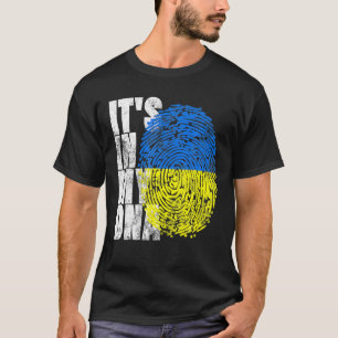 T-shirt C'est dans mon ADN Cadeaux ukrainiens Vyshyvanka K