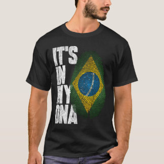 T-shirt C'est dans mon ADN Chemise Brésilienne Fière Cadea