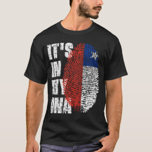 T-shirt C'EST DANS MON ADN Chili Drapeau Fille Cadeau