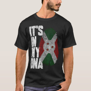 T-shirt C'est dans mon ADN Drapeau Burundais Fière du Buru